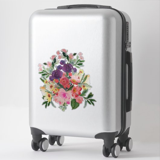  Floral Bouquet | Digitaal schilderen door de kerr Sticker (Koffer)