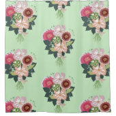 Floral Bouquet Douchegordijn (Voorkant)