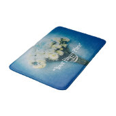 Floral Bouquet Elegance Memory Foam Badmat (Gekanteld)