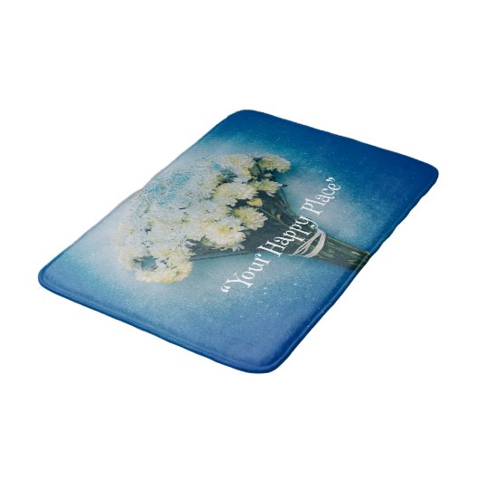 Floral Bouquet Elegance Memory Foam Badmat (Gekanteld)