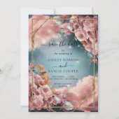 Floral Bouquet Fine Selection Luxury Sla de datum  Kaart (Voorkant)