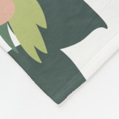 Floral Bouquet Fleece Deken (Hoek)