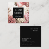 Floral Bouquet Florist Event Design Visitekaartje (Voorkant / Achterkant)