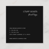 Floral Bouquet Florist Event Design Visitekaartje (Achterkant)