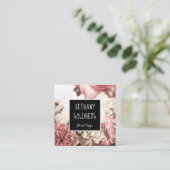 Floral Bouquet Florist Event Design Visitekaartje (Staand voorkant)