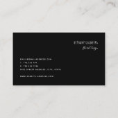 Floral Bouquet Florist Event Design Visitekaartje (Achterkant)