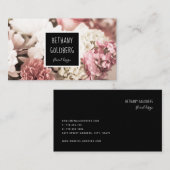 Floral Bouquet Florist Event Design Visitekaartje (Voorkant / Achterkant)