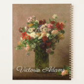 Floral Bouquet - Gepersonaliseerde Franse Fine Art Planner (Achterkant)