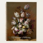 Floral Bouquet - Gepersonaliseerde  kunst Planner (Voorkant)