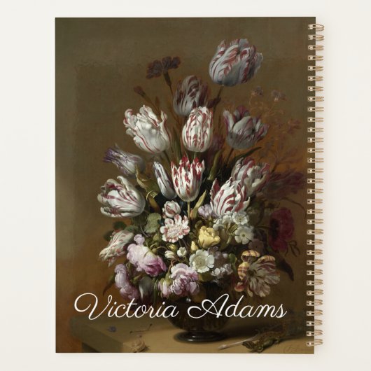 Floral Bouquet - Gepersonaliseerde  kunst Planner (Achterkant)