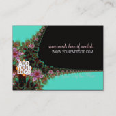 Floral Bouquet groot Visitekaartje (Achterkant)
