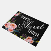 Floral Bouquet Home Sweet Home Deurmat (Schuin)