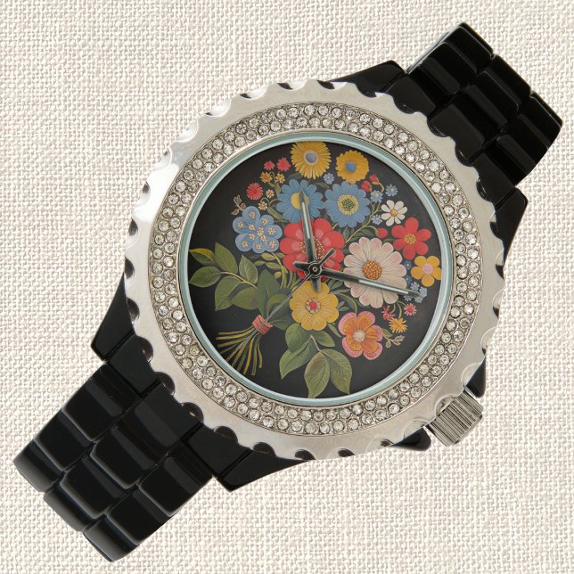 Floral Bouquet Horloge (Creator heeft geüpload)