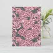 Floral bouquet in roze (Staand voorkant)