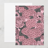 Floral bouquet in roze (Voorkant / Achterkant)