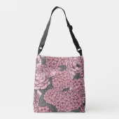 Floral bouquet in roze crossbody tas (Achterkant)