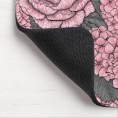 Floral bouquet in roze muismat (Hoek)