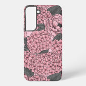 Floral bouquet in roze samsung galaxy hoesje (Achterkant)