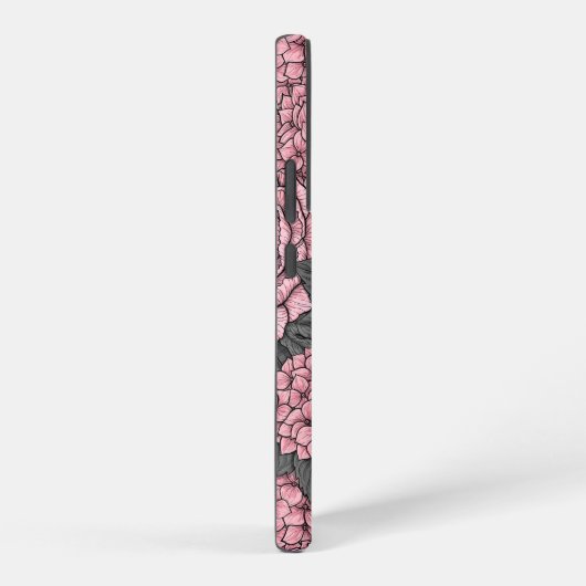 Floral bouquet in roze samsung galaxy hoesje (Rechterkant)