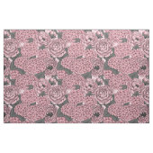 Floral bouquet in roze stof (Yard (91,4 cm))