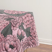 Floral bouquet in roze tafelkleed (Voorbeeld)