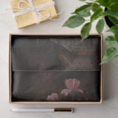 Floral bouquet in zwart ontkoppelpapier tissuepapier (Geschenk)