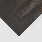 Floral bouquet in zwart ontkoppelpapier tissuepapier (Detail)