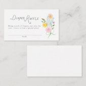 Floral Bouquet Informatiekaartje (Voorkant / Achterkant)