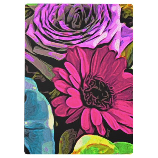 Floral Bouquet Klembord (Achterkant)