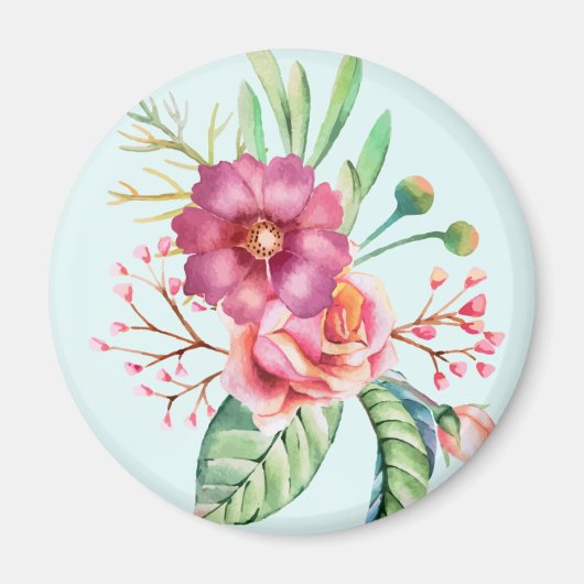 Floral Bouquet Magneet (Voorkant)