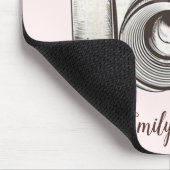 Floral Bouquet met camera-Muismat Muismat (Hoek)