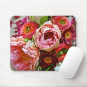 Floral bouquet, Mousepad Muismat (Met muis)