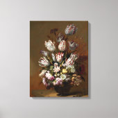 Floral Bouquet -  Nederlands nog steeds fijn kunst Canvas Afdruk (Voorkant)