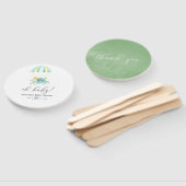 Floral Bouquet Parachute Baby shower Handwaaier (Niet-gemonteerd)