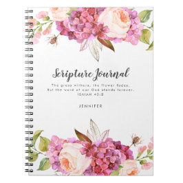Floral Bouquet Personalized Scriptjournaal Notitieboek