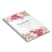 Floral Bouquet , persoonlijk gepersonaliseerd dagb Notitieboek (Rechterzijde)