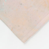 Floral bouquet purple garden fleece deken (Hoek)