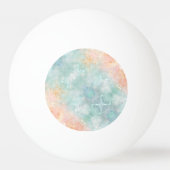 Floral bouquet purple garden pingpongbal (Achterkant)