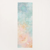 Floral bouquet purple garden yogamat (Achterkant)