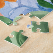 Floral Bouquet Puzzle - kleurrijk Legpuzzel (Zijkant)