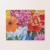 Floral Bouquet Puzzle - kleurrijk Legpuzzel (Horizontaal)