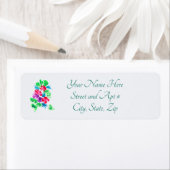  Floral Bouquet Return Address Label (Insitu)