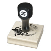 Floral Bouquet Roos Save the Date Wedding Initiaal Rubberstempel (Stempel)