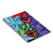 Floral Bouquet Spiral Photo Notebook Notitieboek (Rechterzijde)