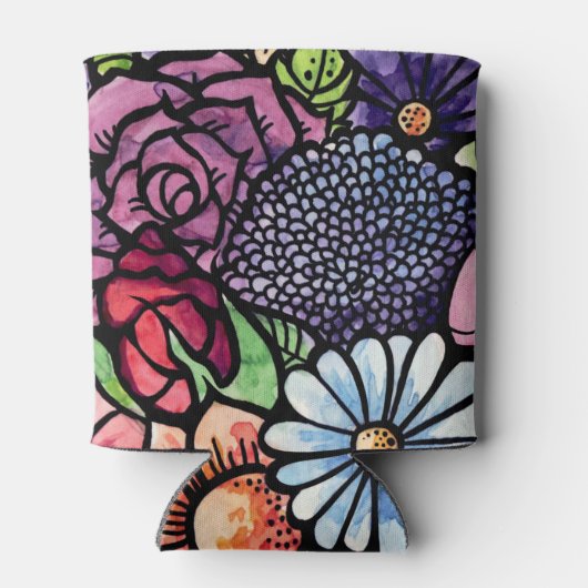 Floral Bouquet Spring Flower Blikjeskoeler (Achterkant)