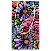 Floral Bouquet Spring Flower Klein Cadeauzakje (Achterkant)