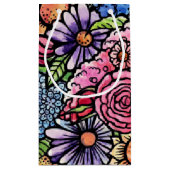 Floral Bouquet Spring Flower Klein Cadeauzakje (Achterkant)