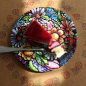 Floral Bouquet Spring Flower Papieren Bordje