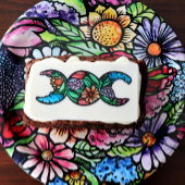 Floral Bouquet Spring Flower Papieren Bordje