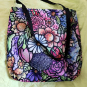 Floral Bouquet Spring Flower Tote Bag